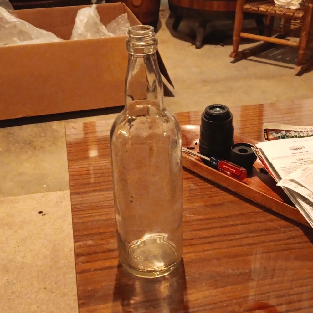1946 Vintage Glass bottle